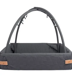 Filibabba Aktivitetsstativer>Aktivitetstæppe - 80/120 cm - Soft Quilt - Stone Grey