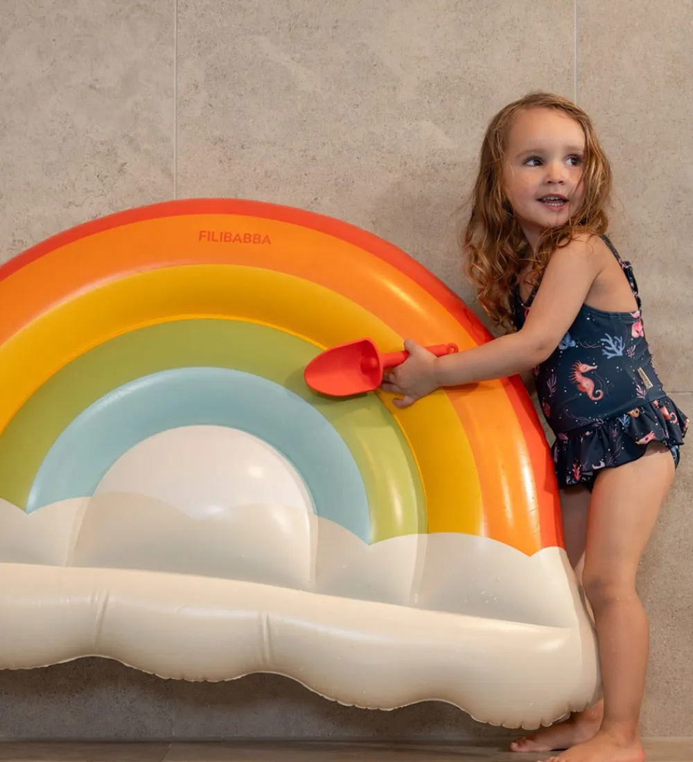 Filibabba Udeleg Og Udendørs Legetøj|Badedyr>Bademadras - 124x78 cm - Regnbue