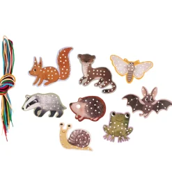 Filibabba Kreasæt>Broderisæt u. Nål - Lær At Brodere - Skovens Dyr