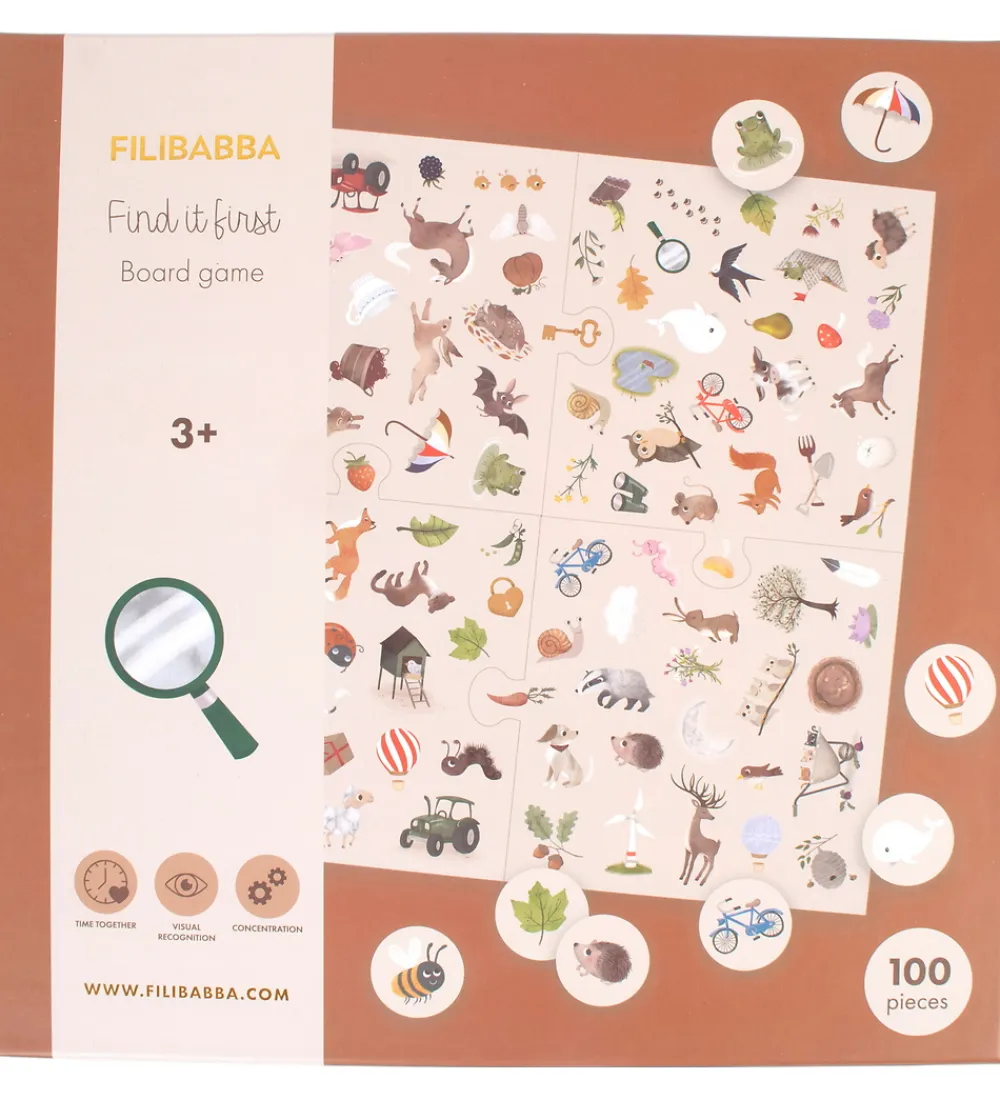 Filibabba Spil>Brætspil - Hvem Finder Det Først?