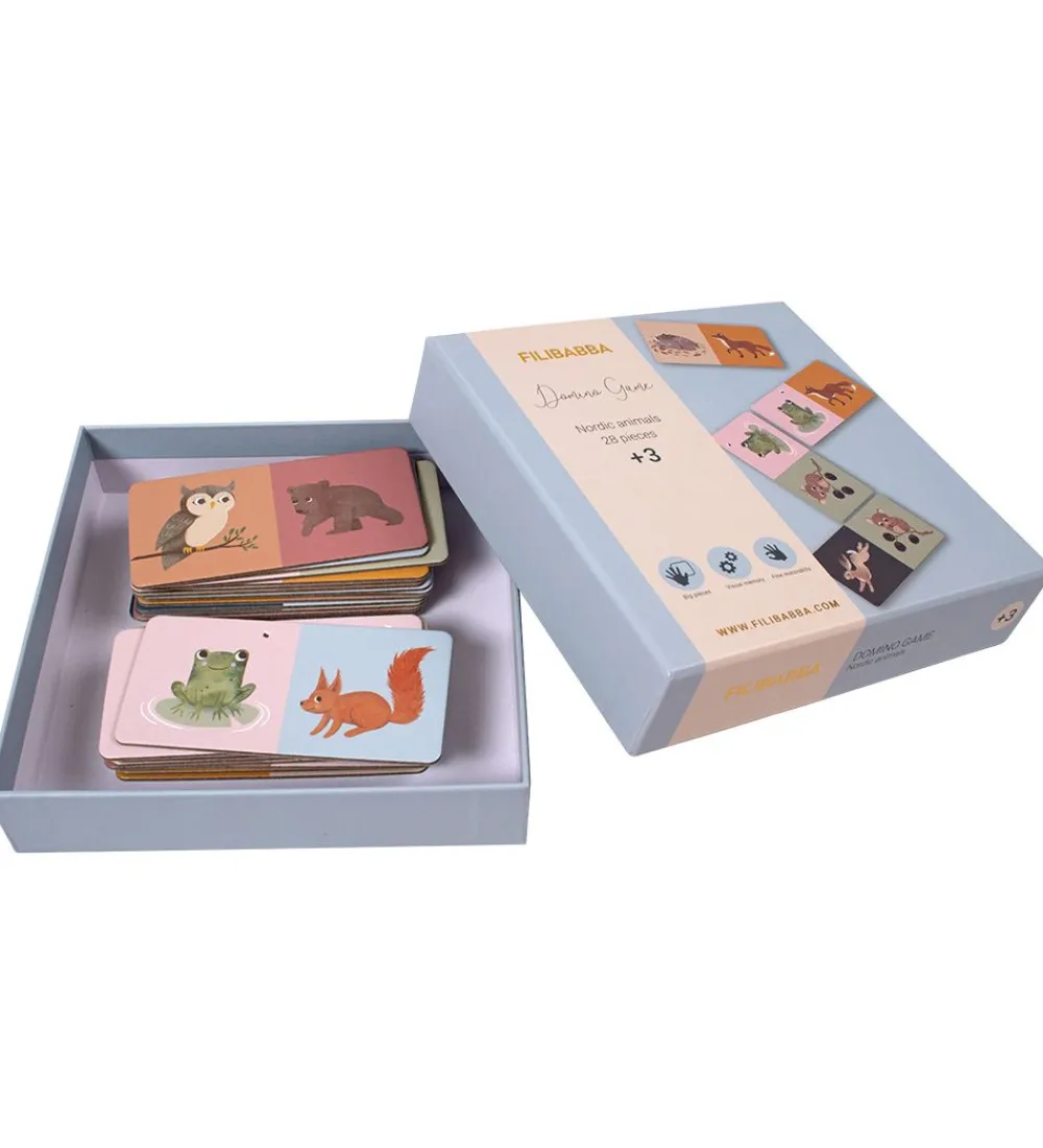 Filibabba Spil>Domino - Nordiske Dyr