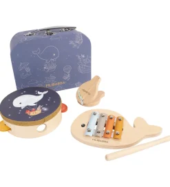 Filibabba Musikinstrumenter>Legekuffert - Mine Første Instrumenter i Træ