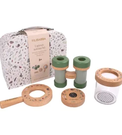 Filibabba Udeleg Og Udendørs Legetøj|Trælegetøj>Legekuffert m. Kikkert - Træ - Little Wonders