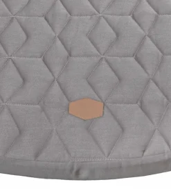 Filibabba Legetæpper Og Legegulve>Legemadras - Ø 90 cm - Soft Guilt - Mørkegrå