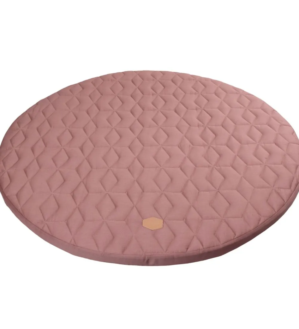 Filibabba Legetæpper Og Legegulve>Legetæppe - Quiltet - Ø 90 cm - Wild Rose