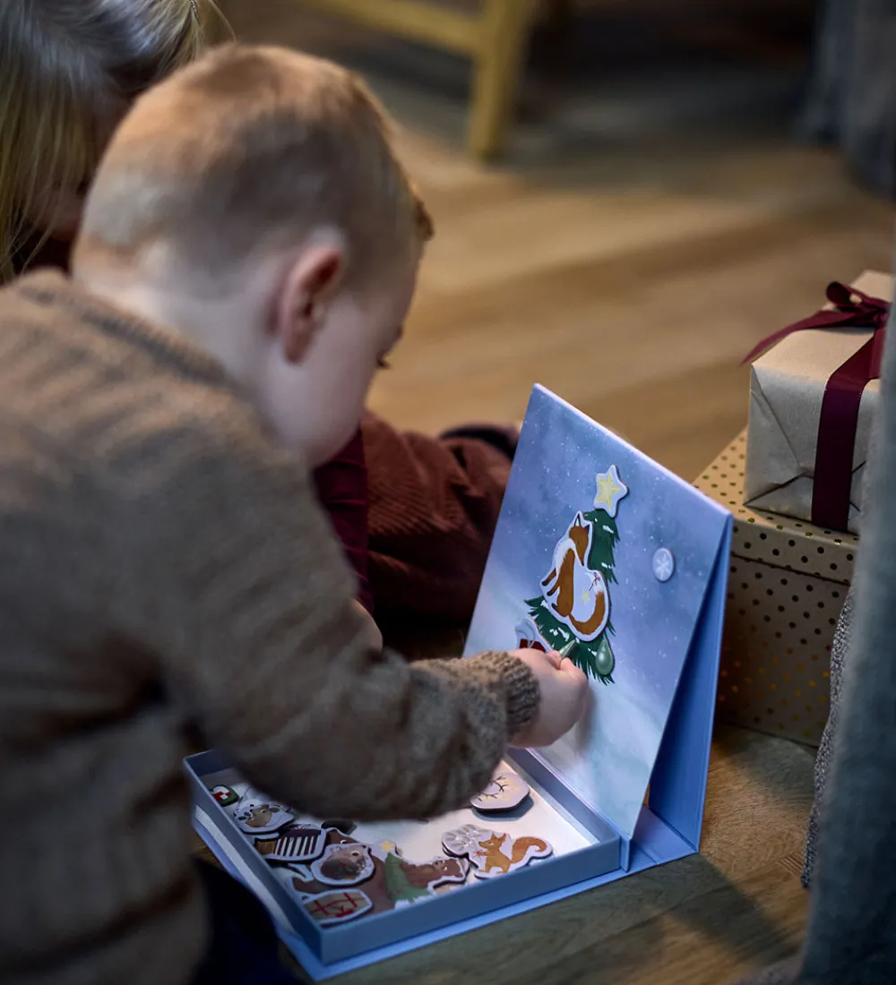 Filibabba Magnetlegetøj|Konstruktionslegetøj>Magnetisk Leg - Wonderful Winter - Skovens Dyr