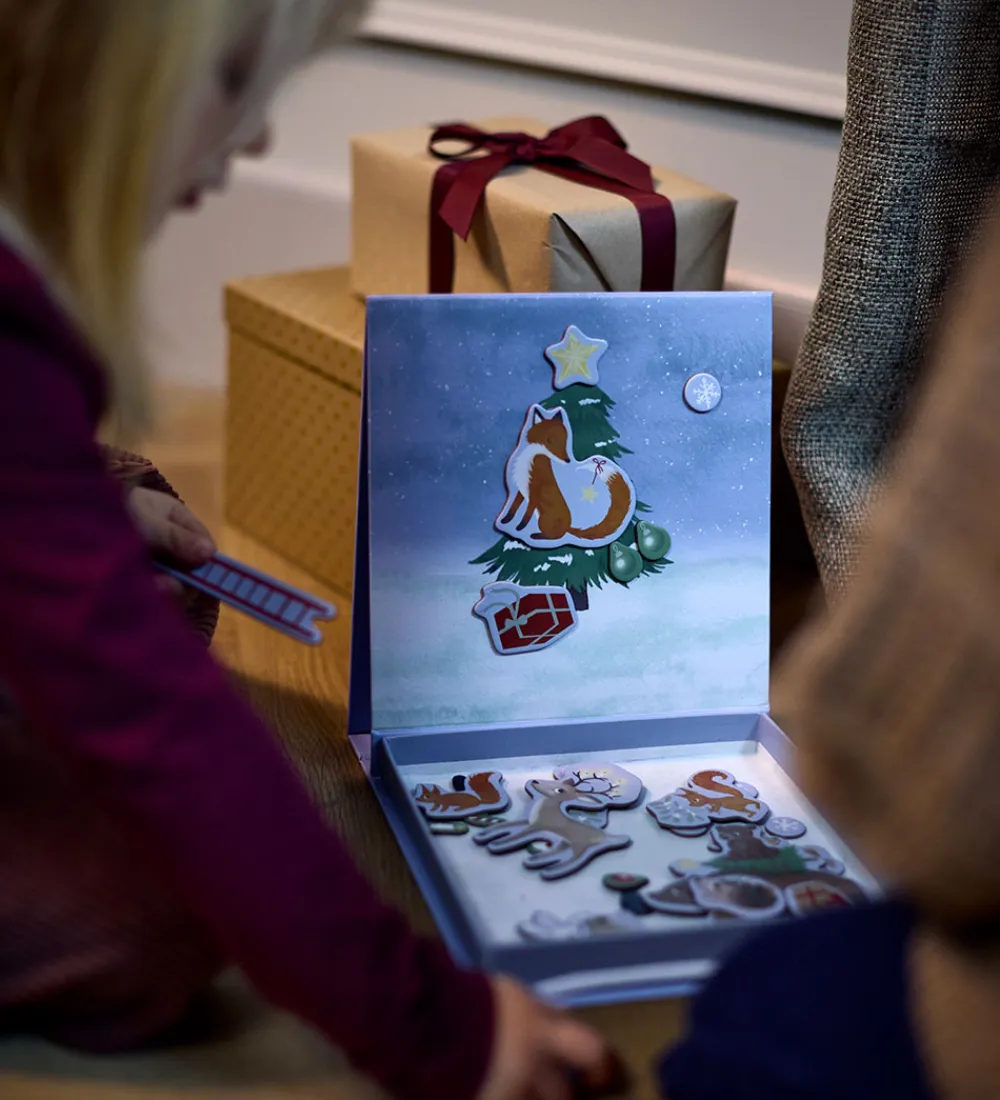 Filibabba Magnetlegetøj|Konstruktionslegetøj>Magnetisk Leg - Wonderful Winter - Skovens Dyr