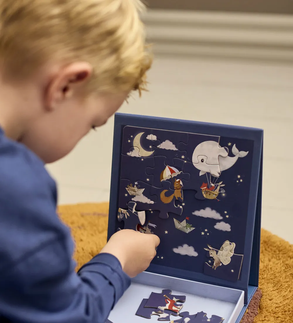 Filibabba Spil|Magnetlegetøj>Magnetisk Puslespil - Dreamy Adventurers