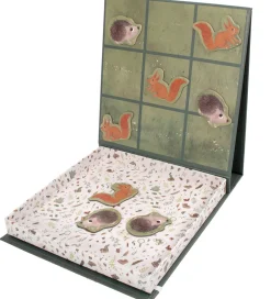 Filibabba Konstruktionslegetøj|Spil>Magnetisk Spil - Tre På Stribe - Skovens Dyr