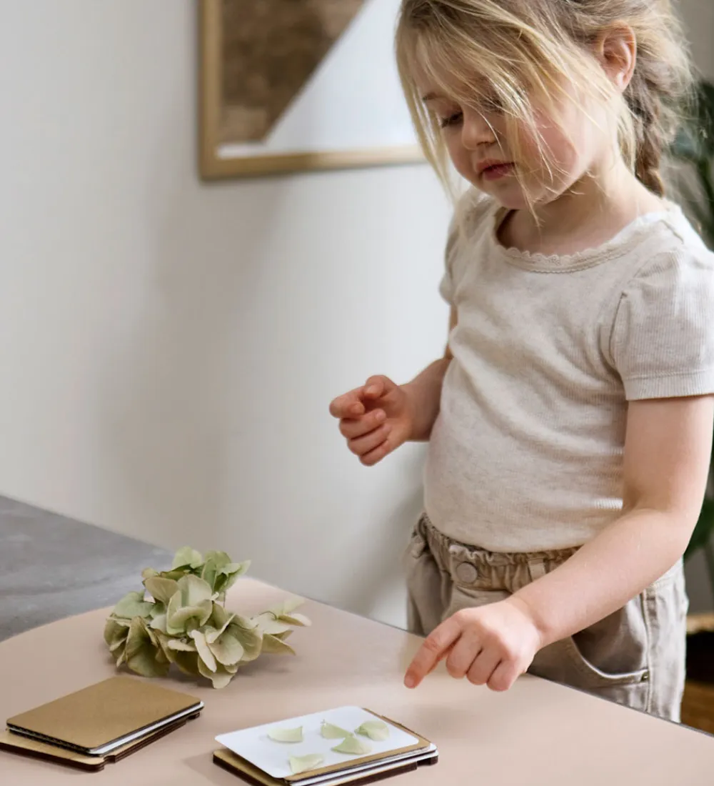 Filibabba Udeleg Og Udendørs Legetøj|Kreasæt>Mini Blomsterpresse - Træ - 12x9 cm