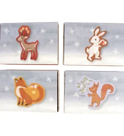 Filibabba Puslespil>Puslespil - Sæt m. 4 Puslespil - Wonderful Winter - Sk