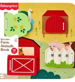 Fisher-Price Babylegetøj|Aktivitetslegetøj>Fisher Price Aktivitetsplade - Træ - Gårdsdyr