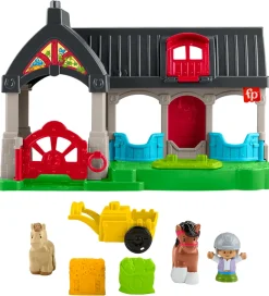 Fisher-Price Stablelegetøj|Babylegetøj>Legetøj - Little People - Friendly Horse Stable
