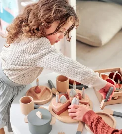 Flexa Rolleleg|Trælegetøj>Fødselsdagskage - Træ - Play - Multi