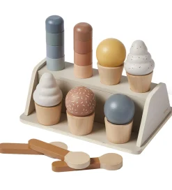 Flexa Rolleleg|Trælegetøj>Isbod - Træ - Play - 18 Dele - Multi