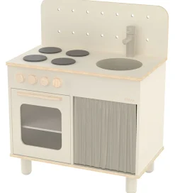 Flexa Rolleleg|Trælegetøj>Play Legekøkken - Træ - Creme