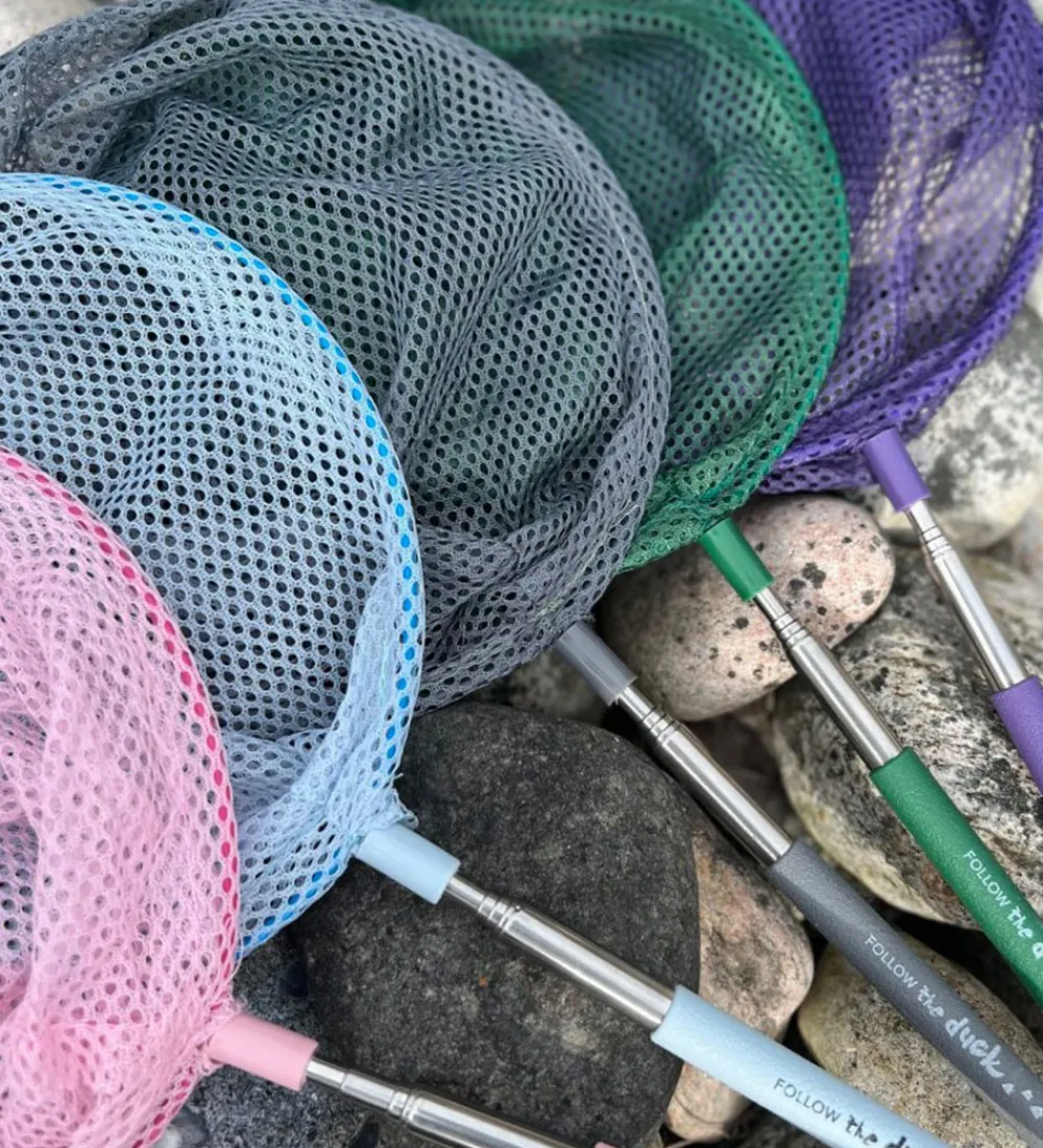 Follow the Duck Udeleg Og Udendørs Legetøj|Strandlegetøj>Net - Telescopic Net - Dark Purple