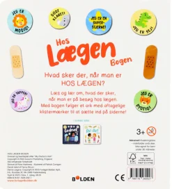 Forlaget Bolden Bøger>Billedbog - Hos Lægen Bogen - 36 Klistermærker