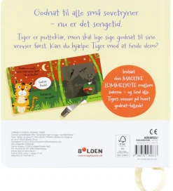 Forlaget Bolden Bøger>Billedbog - Godnat, Tiger! - Lommelygtebog