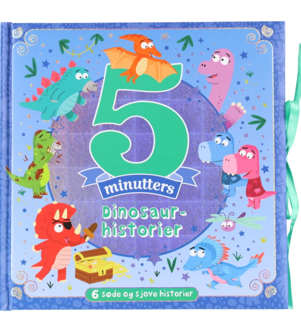 Forlaget Bolden Bøger>Bog - 5 Minutters Dinosaur-Historier - DA