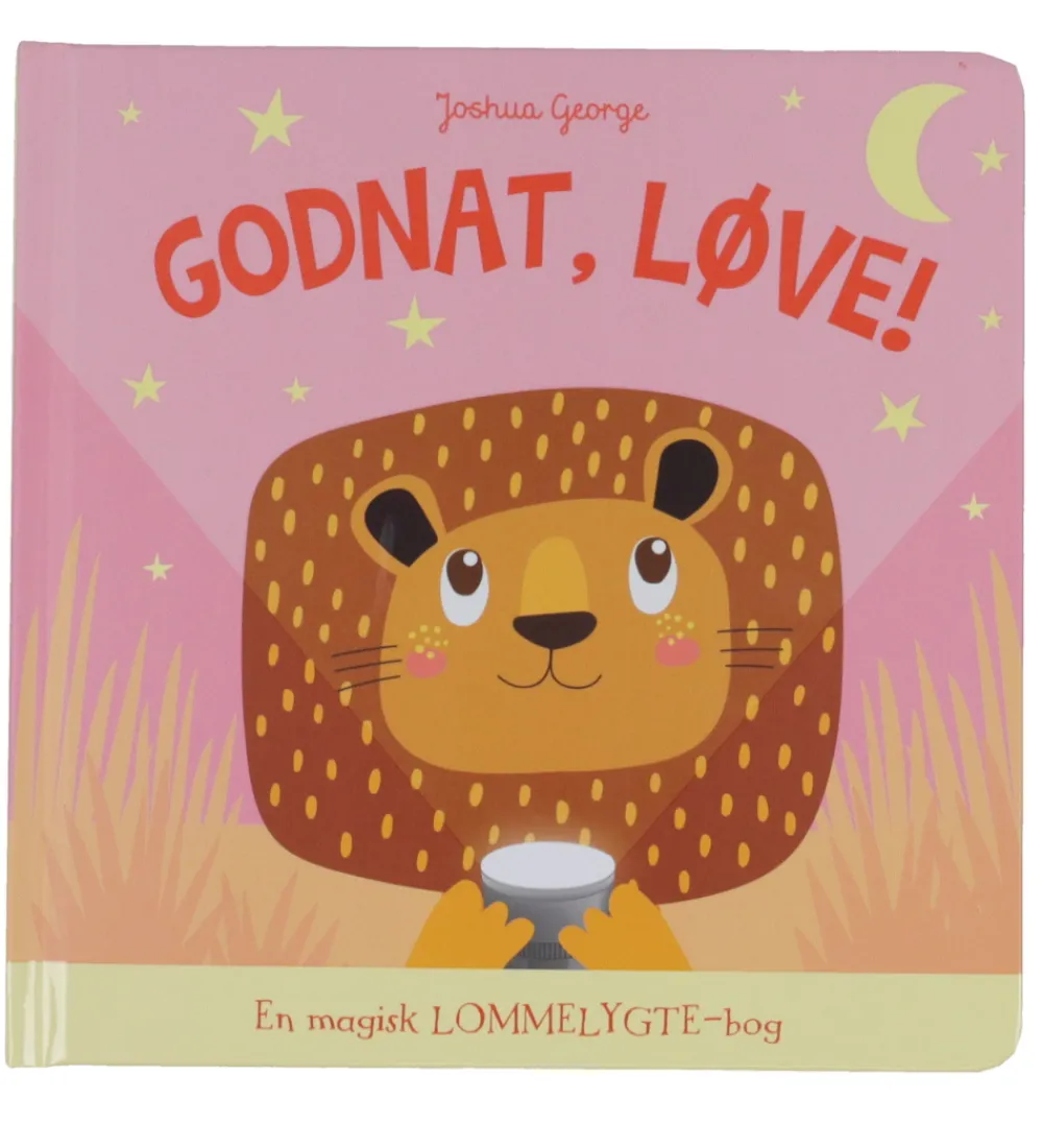Forlaget Bolden Lommelygter>Bog - Godnat, Løve - En Magisk Lommelygte-Bog -