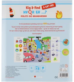 Forlaget Bolden Bøger>Bog - Kig og find og sæt ind: Hvor er POLITI OG