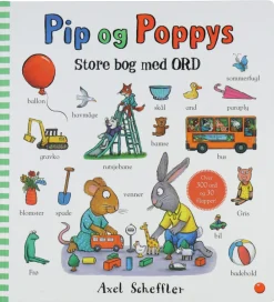 Forlaget Bolden Bøger>Bog - Pip Og Poppys Store Bog m. Ord