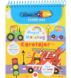 Forlaget Bolden Malebog>Magisk Malebog - Køretøjer