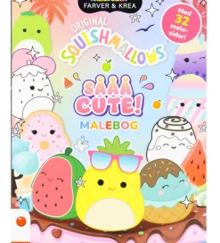 Forlaget Bolden Malebog|Kreativ Leg>Malebog - Sååå Cute! - Original Squishmallows