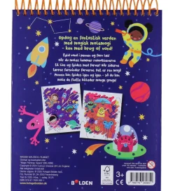 Forlaget Bolden Kreativ Leg|Malebog>Malebog - Rummet - Mal Med Vand