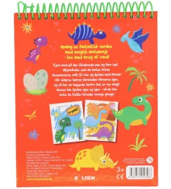 Forlaget Bolden Malebog>Malebog - Magisk Malebog: Dinosaurer - Dansk