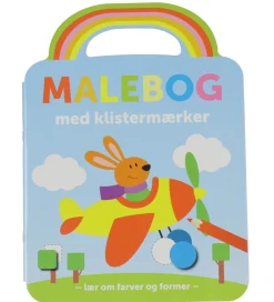Forlaget Bolden Malebog>Malebog m. Klistermærker - Flyver