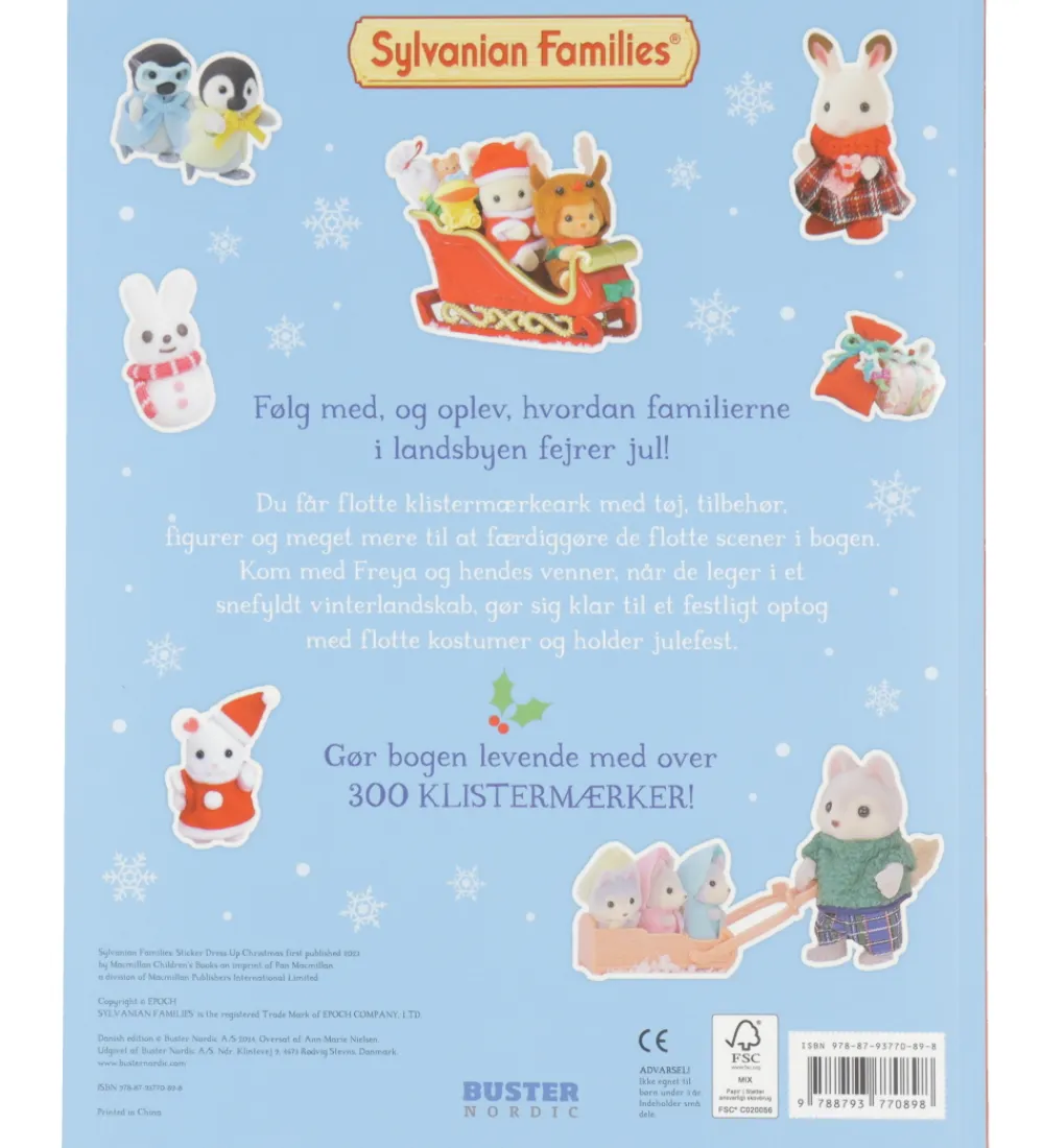 Forlaget Buster Nordic Bøger>Klistermærkebog - Sylvanian Families - Vi