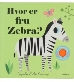 Forlaget Carlsen Bøger>Billedbog m. Flapper - Hvor Er Fru Zebra?