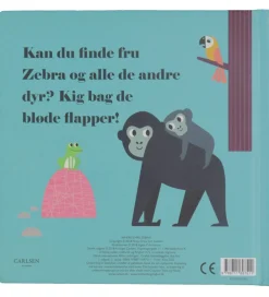Forlaget Carlsen Bøger>Billedbog m. Flapper - Hvor Er Fru Zebra?