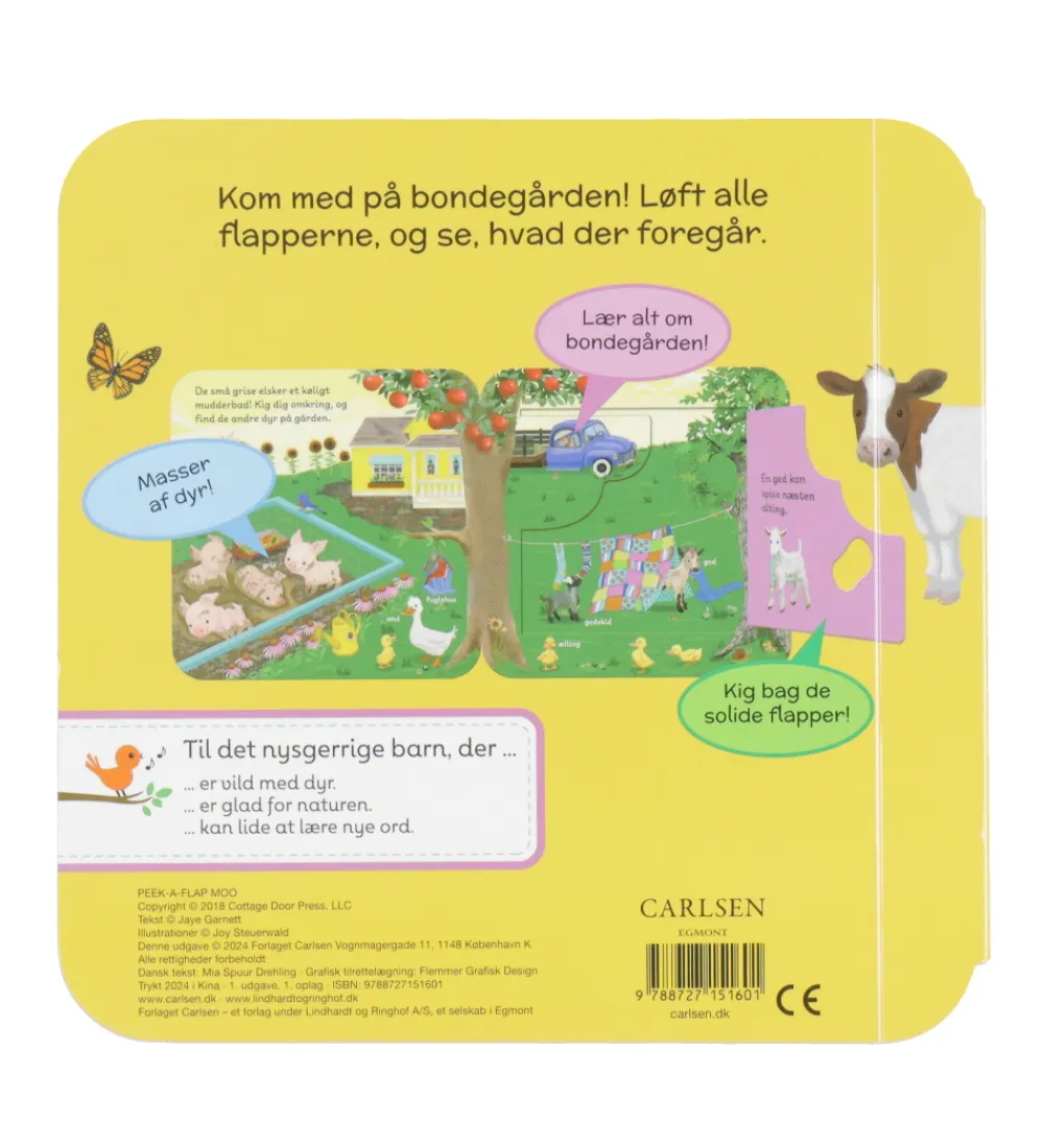 Forlaget Carlsen Bøger>Billedbog m. Flapper - Kom Med På Bondegården -