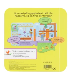 Forlaget Carlsen Bøger>Billedbog m. Flapper - Kom Med På Byggepladsen