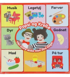 Forlaget Carlsen Bøger>Bog - Popsi Og Krelle - Min Store Æske m. Små B