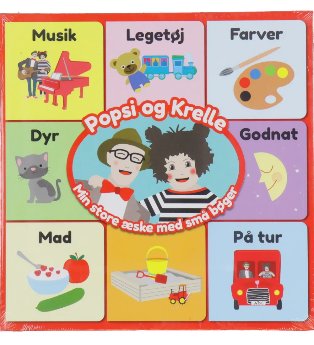 Forlaget Carlsen Bøger>Bog - Popsi Og Krelle - Min Store Æske m. Små B