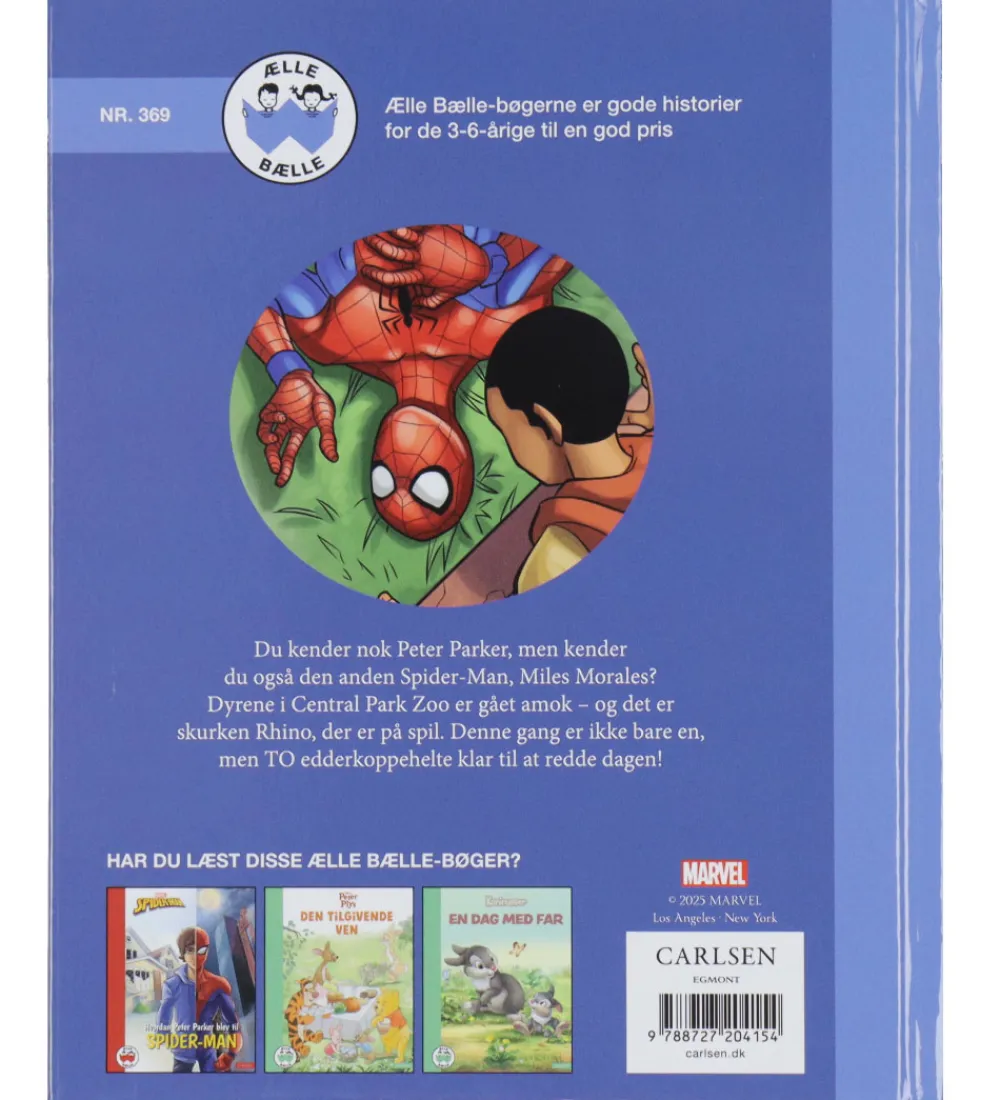 Forlaget Carlsen Bøger>Bog - To Gange Spider-Man - Dansk