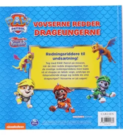 Forlaget Carlsen Bøger>Bog - Vovserne Redder Drageungerne - Paw Patrol