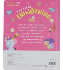 Forlaget Carlsen Lommelygter>Bog m. Magisk Lommelygte - Find Lille Enhjørnin