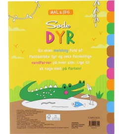 Forlaget Carlsen Bøger|Malebog>Malebog - Mal og leg - m. Farver og Pensel