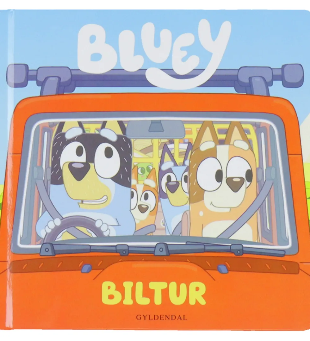 Forlaget Gyldendal Bøger>Bog - Bluey - Biltur