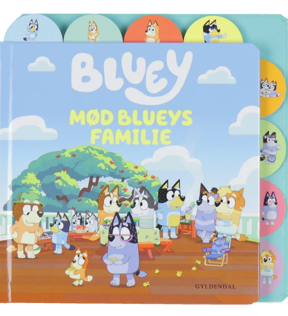 Forlaget Gyldendal Bøger>Bog - Bluey - Mød Blueys Familie
