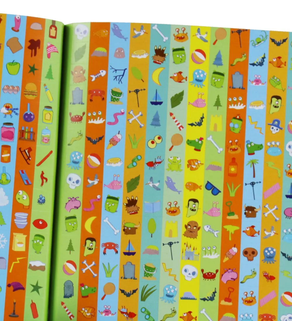 Forlaget Tukan Kreativ Leg|Bøger>Aktivitetsbog - Monstre - DA