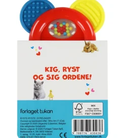 Forlaget Tukan Kreativ Leg|Bøger>Babybog - Ryste-Ryste - Dyreunger - DA