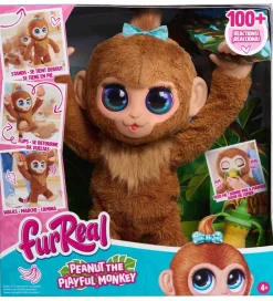 FurReal Figurer|Bamser>Interaktiv Abe - Peanut The Playful Monkey - 40 cm