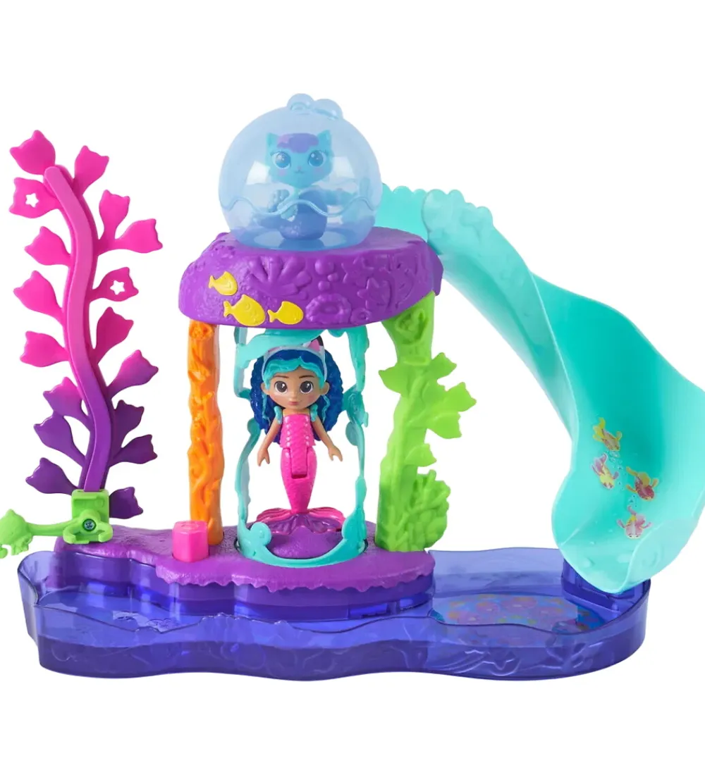 Gabby's Dollhouse Figurer>Legetøj - Gabby's Movie Mercats Kitty Aquarium