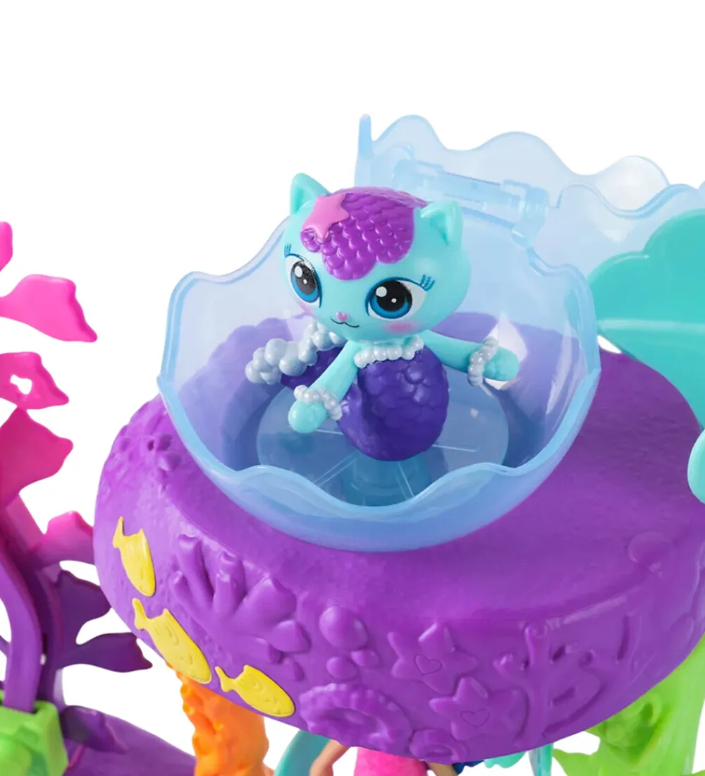 Gabby's Dollhouse Figurer>Legetøj - Gabby's Movie Mercats Kitty Aquarium